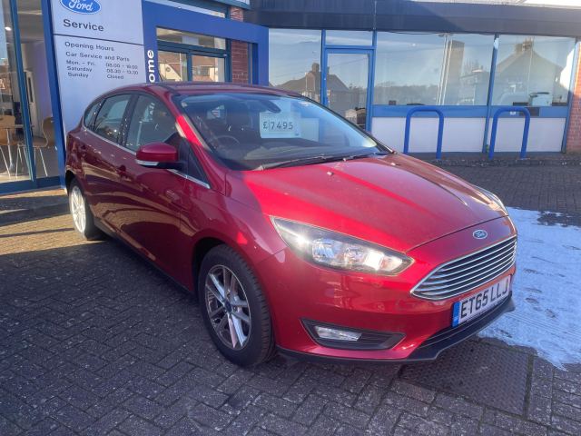 2016 (65) Ford Focus 1.0T EcoBoost Zetec Hatchback 5dr Petrol Manual Euro 6 (s/s) (125 ps)